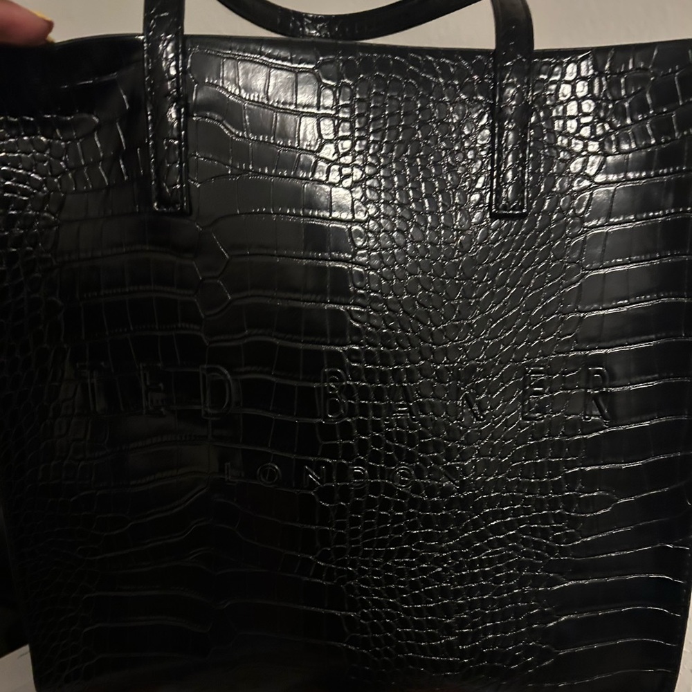 Ted Baker Black Embossed Tote